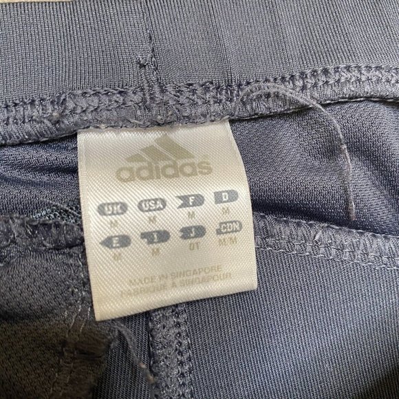 Adidas Cropped Leggings Women's Medium Capri Workout Pant Gray - Picture 6 of 6